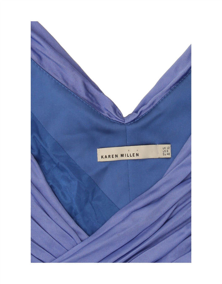 KAREN MILLEN Womens Bodycon Dress UK 12 Medium Blue Vintage Karen Millen and Second-Hand Karen Millen from Messina Hembry 
