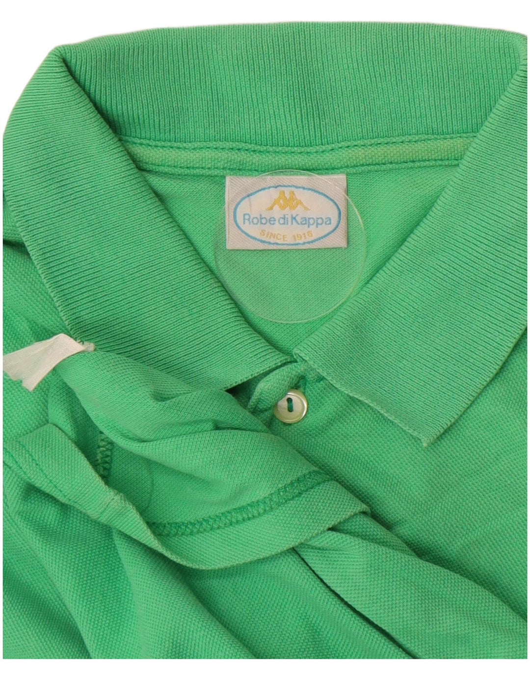Kappa Herren-Poloshirt aus mittelgrüner Baumwolle