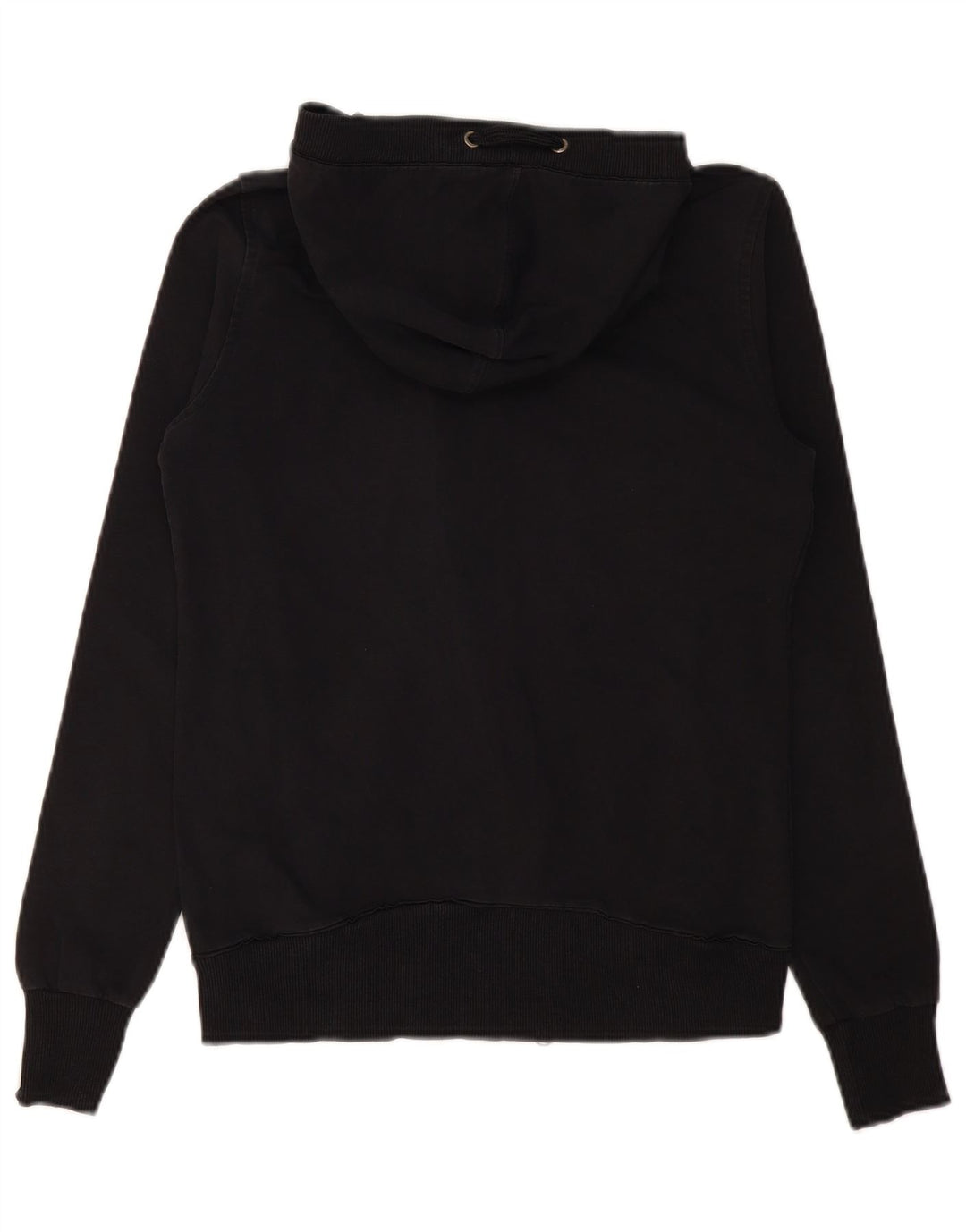CHAMPION Damen Zip Hoodie Pullover UK 12 Medium Schwarz
