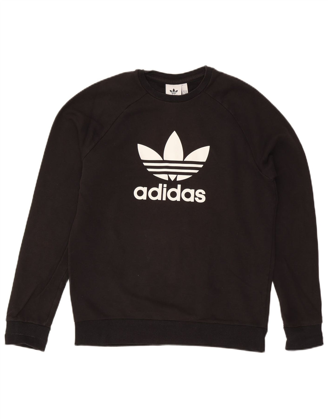 Adidas Herren Grafik-Sweatshirt-Pullover, mittelschwarz, Baumwolle