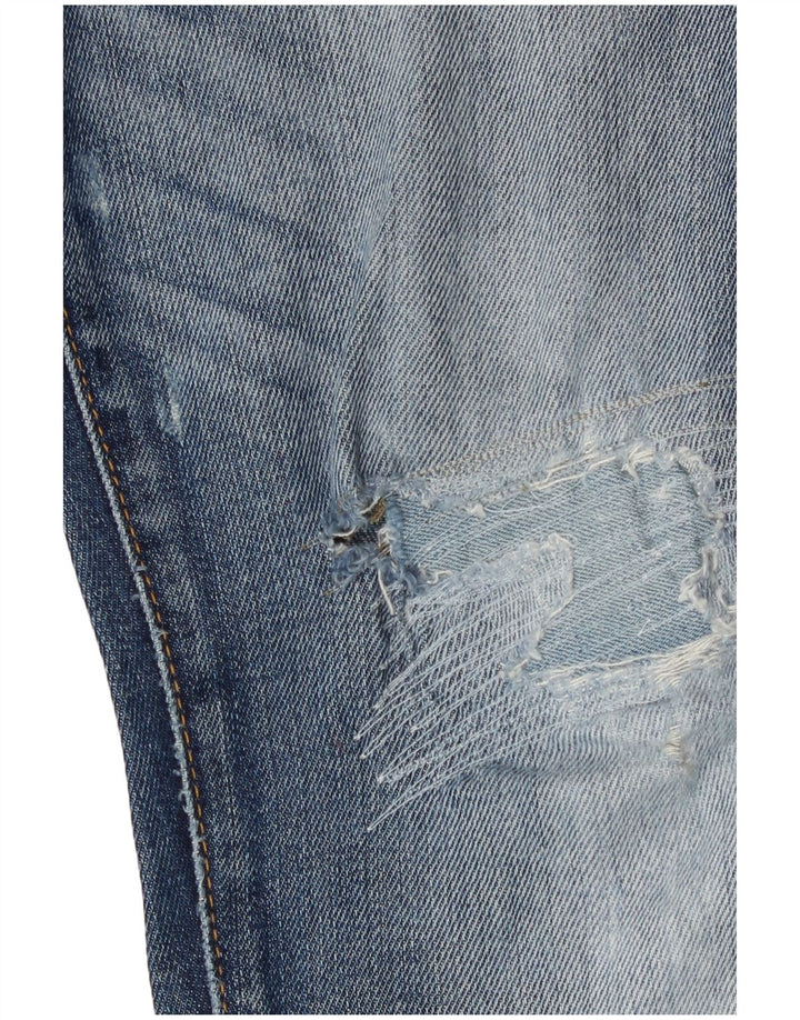 Ralph Lauren Herren Distressed Slim Jeans W32 L33 Blau