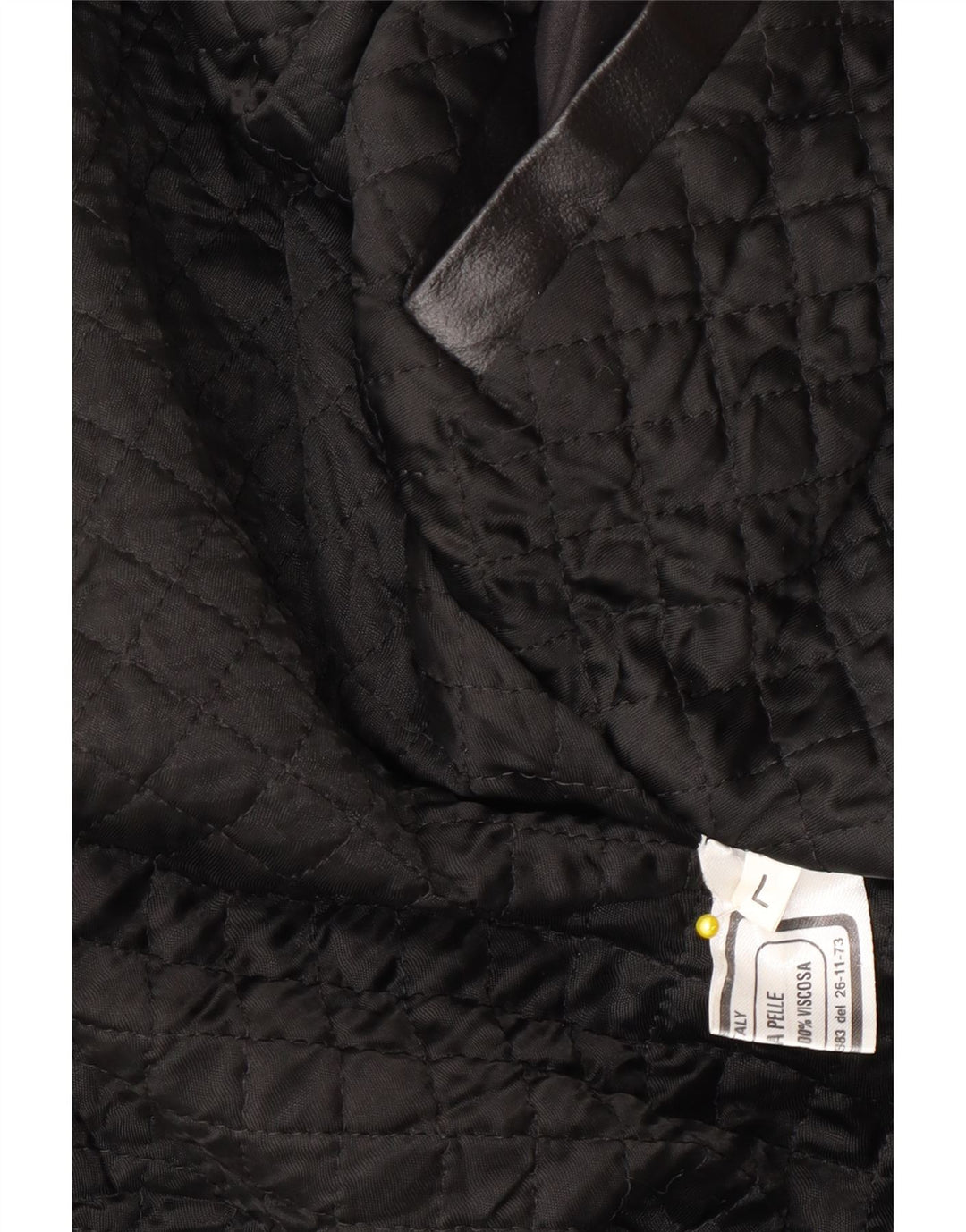 Vintage Herren Lederjacke UK 40 Großes schwarzes Leder