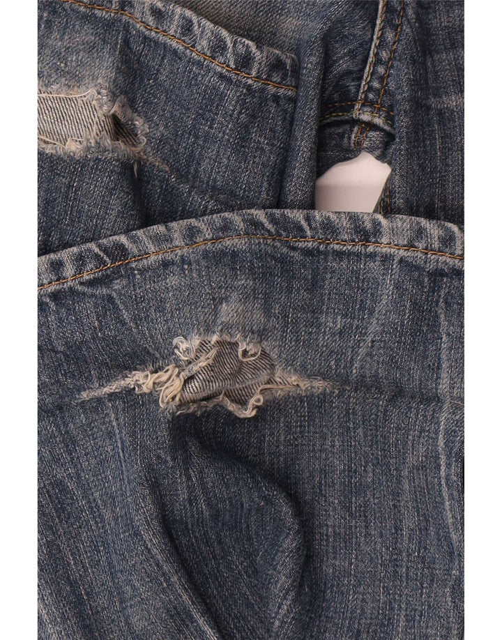 Levi's Damen 572 Bootcut Jeans W28 L34 Blaue Baumwolle