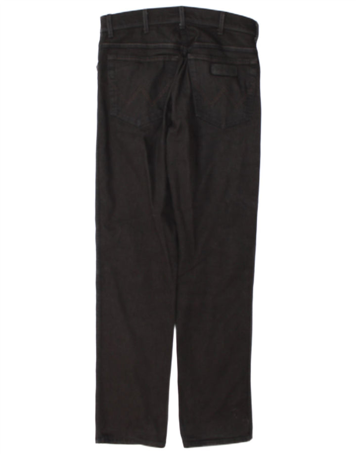 Wrangler Herren Rugged Straight Jeans W32 L33 Schwarz
