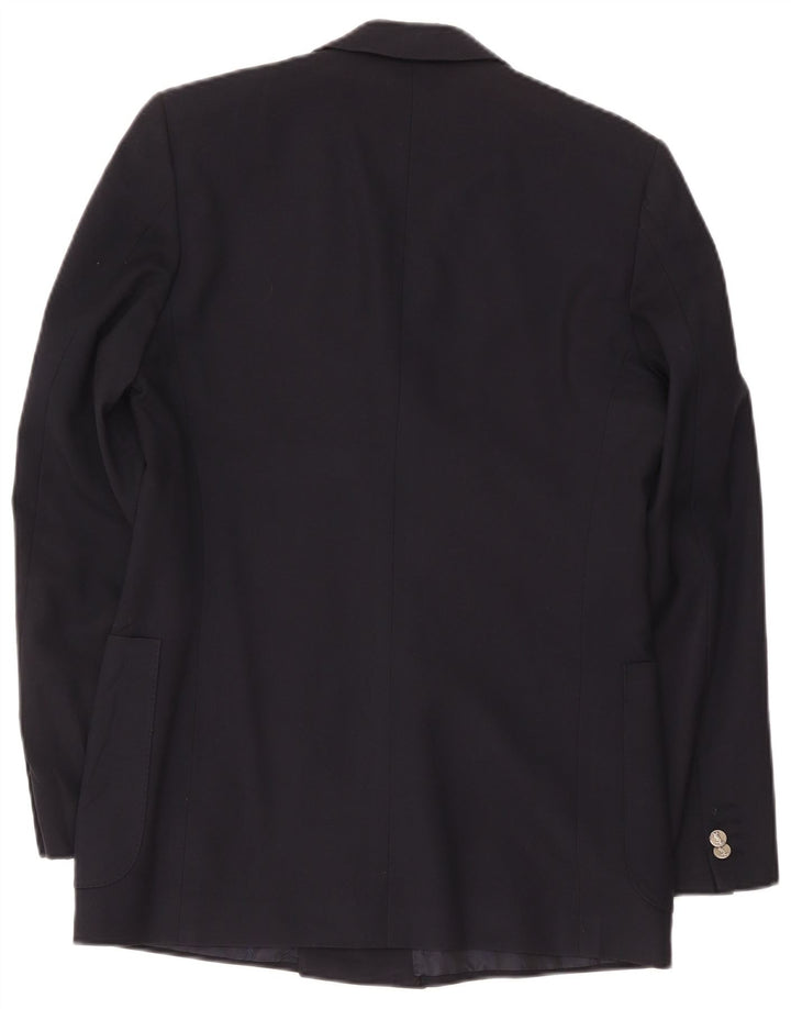 Yves Saint Laurent Herren Blazerjacke IT 48 Mittelmarineblau
