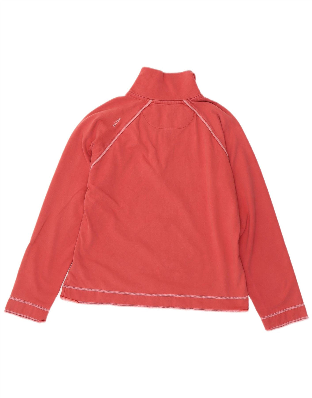 FAT FACE Damen-Sweatshirt mit Grafik und Reißverschluss am Hals, Gr. 12, Mittelrosa