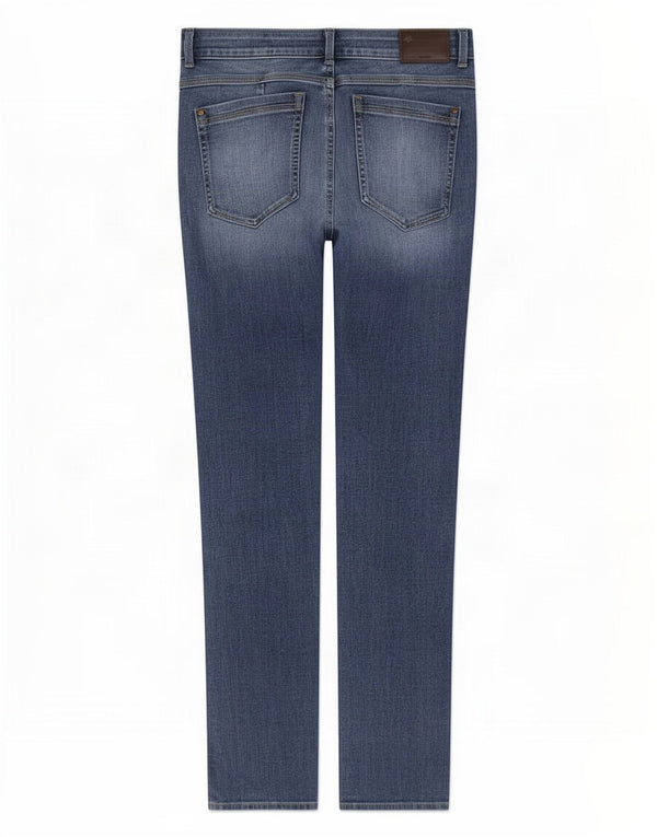 Marks & Spencer Damen Magic Slim Jeans UK 16 Large W32 L27 Blaue Baumwolle