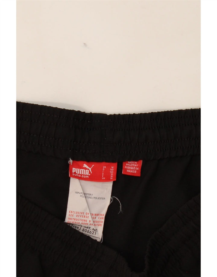 PUMA Boys Sport Shorts 9-10 Years  Black Polyester Vintage Puma and Second-Hand Puma from Messina Hembry 