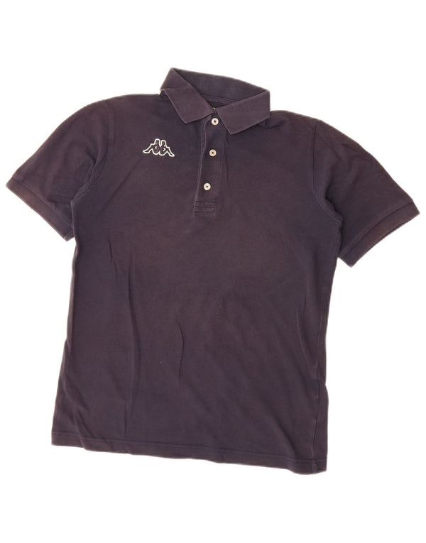 Kappa Mens Polo Shirt Small Navy Blue Cotton