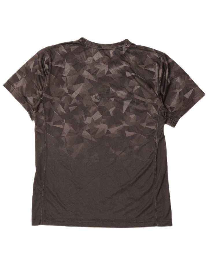 Champion Herren T-Shirt Top Large Schwarz Geometrisch