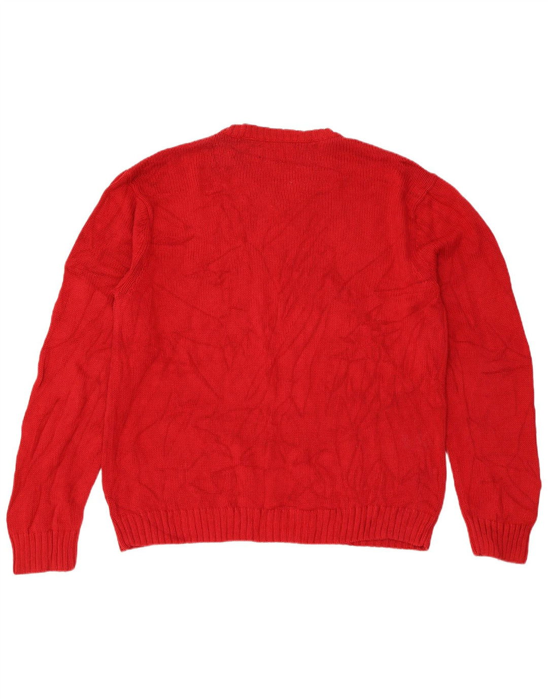 Chaps Herren-Pullover mit V-Ausschnitt, reguläre Passform, XL, rote Baumwolle