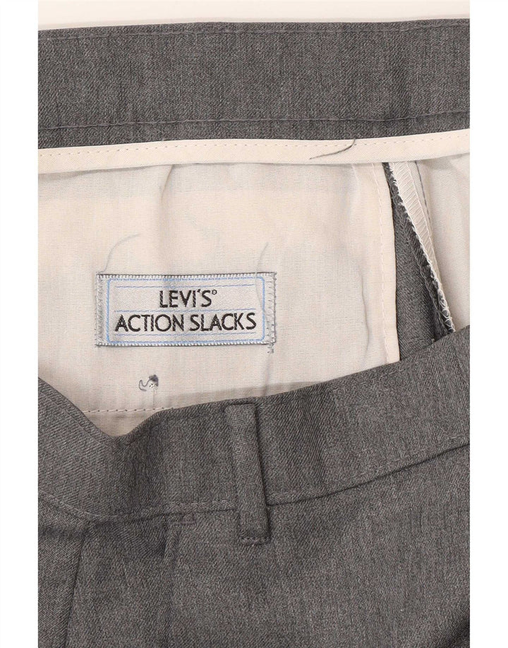 Levi's Herren gerade Chinohose W38 L29 Grau Polyester