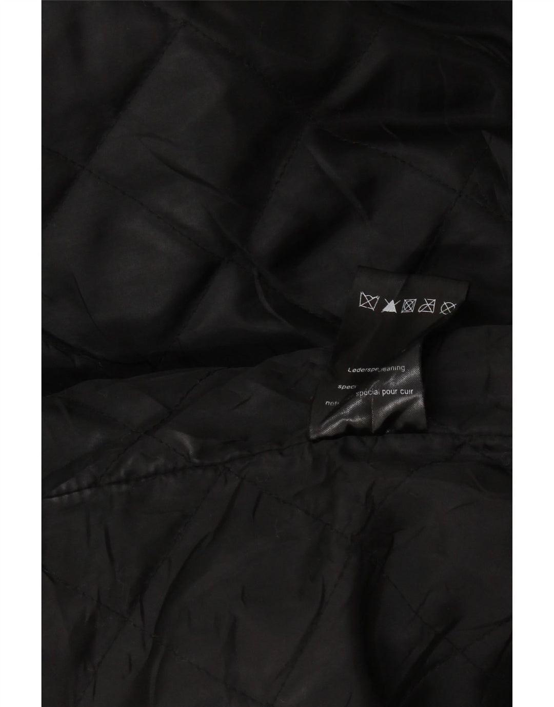 VINTAGE Womens Leather Coat UK 20 2XL Black Leather Vintage Vintage and Second-Hand Vintage from Messina Hembry 