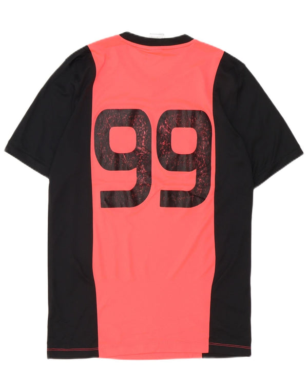 Nike Herren Dri Fit Graphic T-Shirt Top Small Rot Farbblock