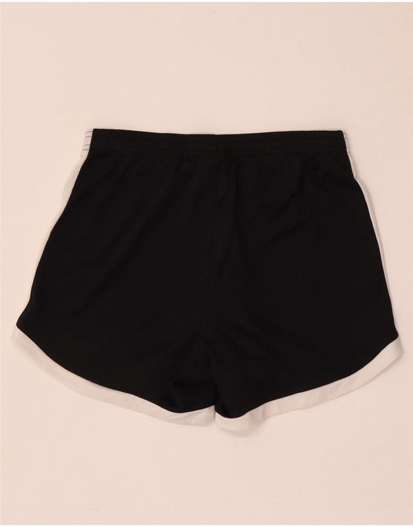Nike Damen Dri Fit Regular Sport Shorts UK 10 Small Black Colourblock