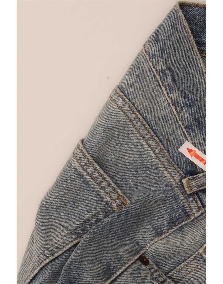 Zara Damen Jeansshorts EU 38 Small W28 Blaue Baumwolle