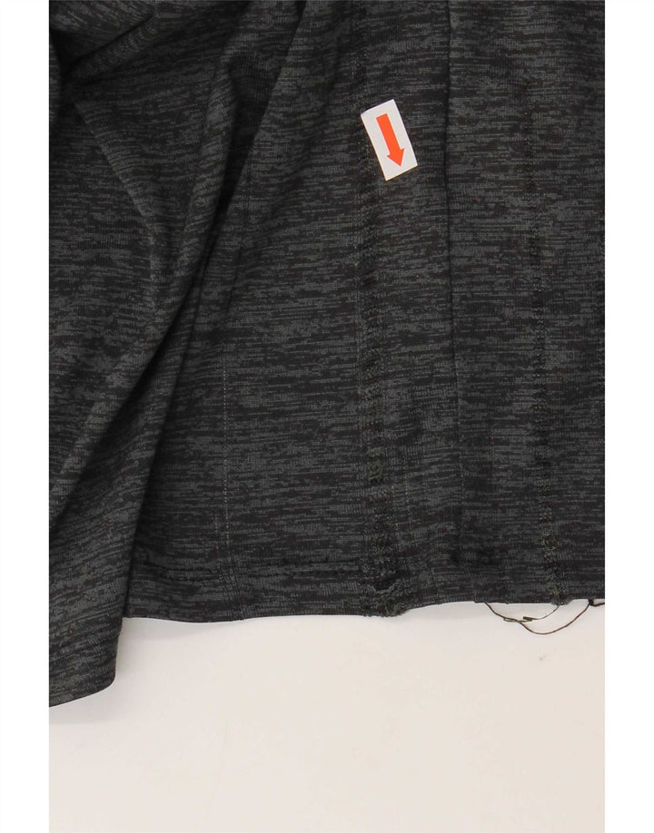 Under Armour Herren-Pullover-Trainingsanzugoberteil mit Reißverschluss, groß, grau meliert
