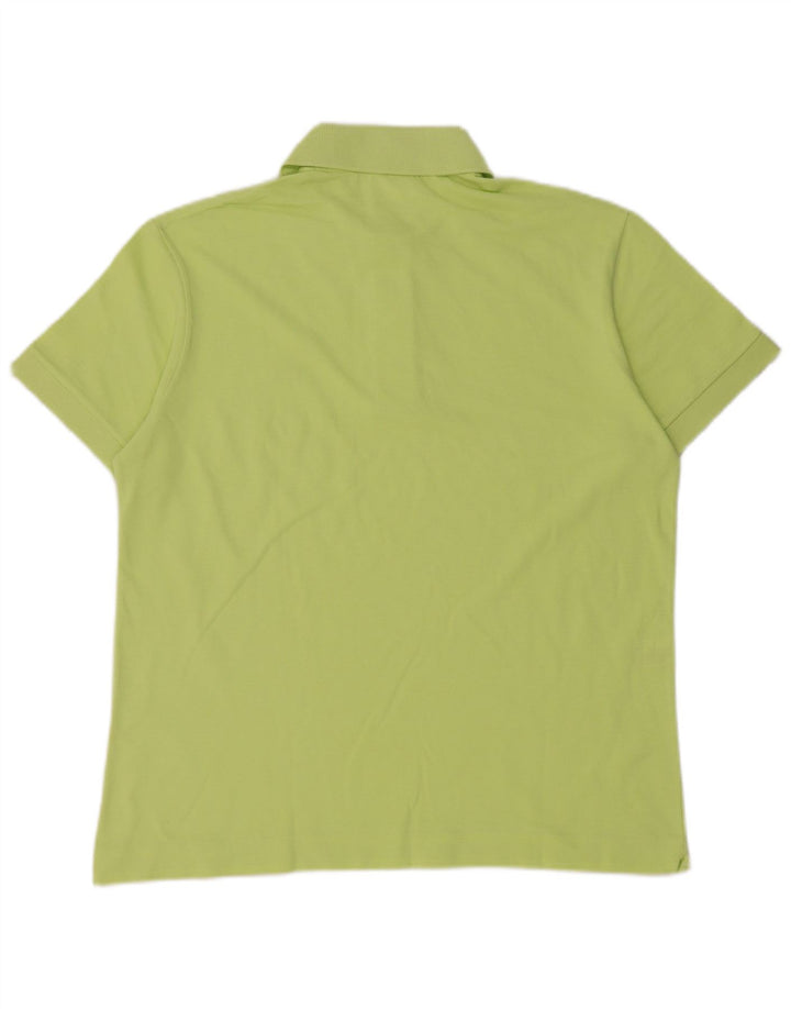 Lacoste Herren-Poloshirt, Größe 4, mittelgrüne Baumwolle