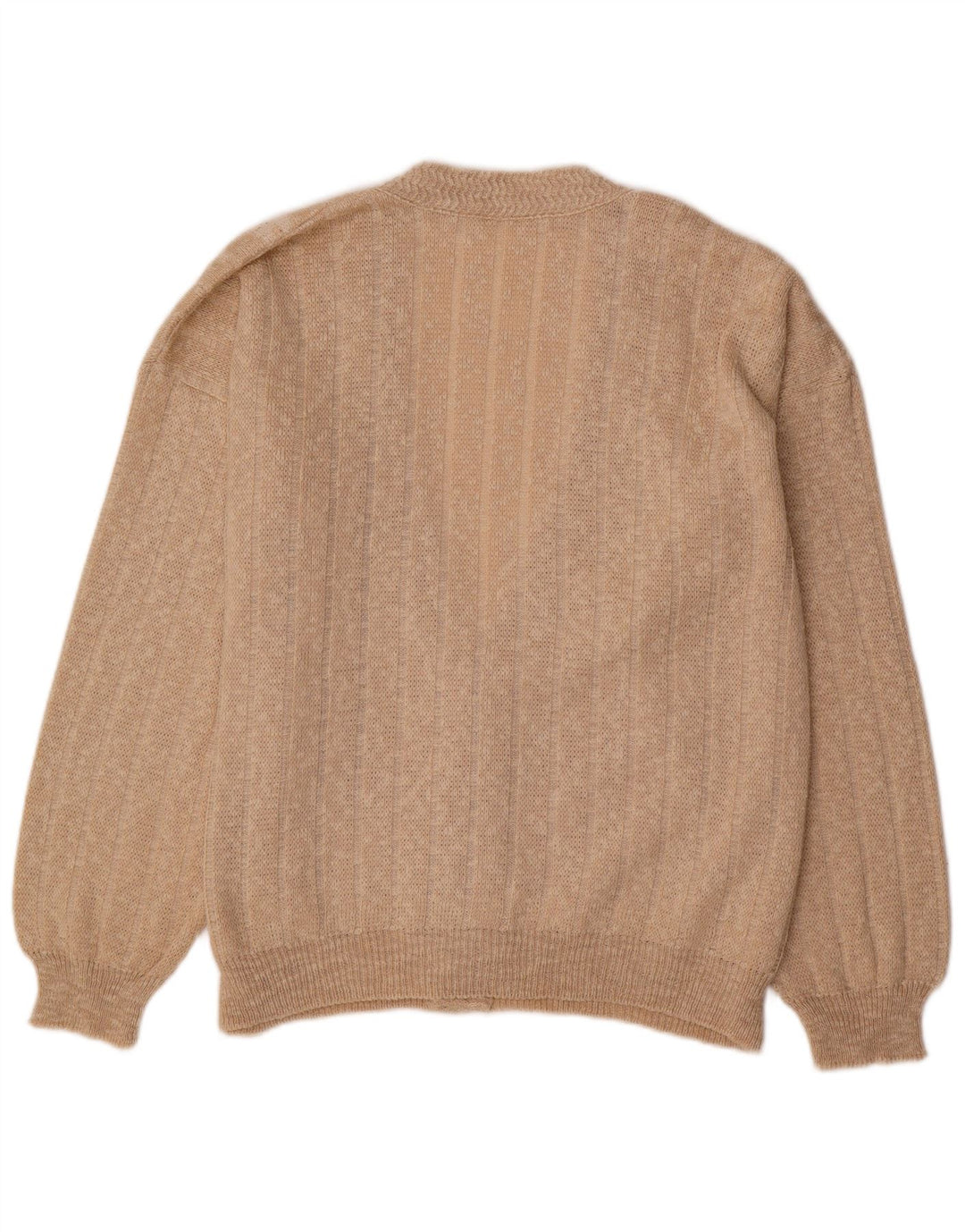PERTH Herren Strickjacke Pullover IT 54 XL Beige Wolle