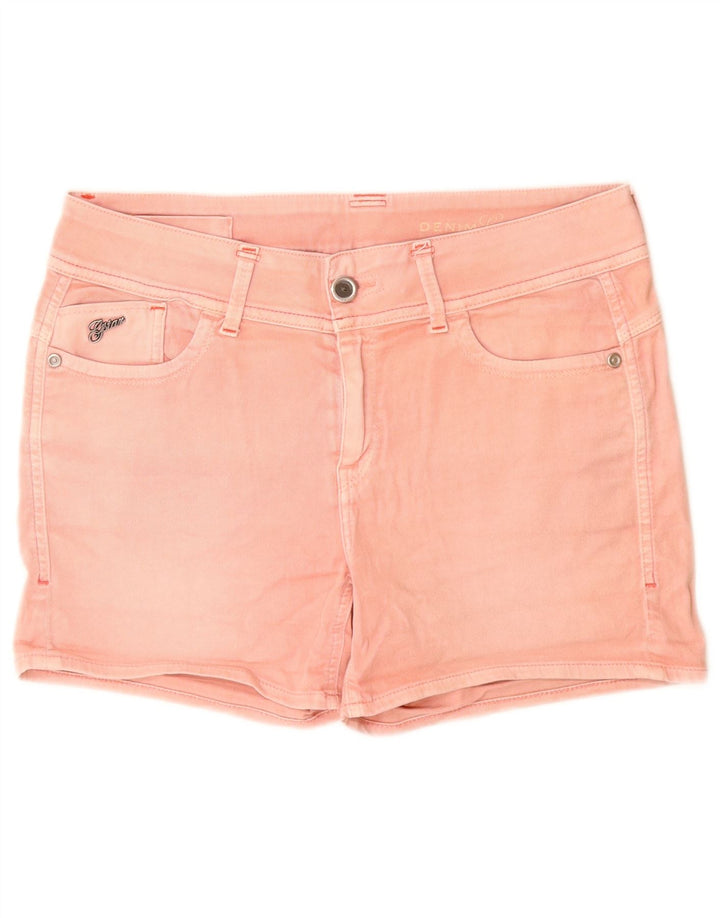 G-STAR Womens Denim Shorts W28 Medium Pink Cotton