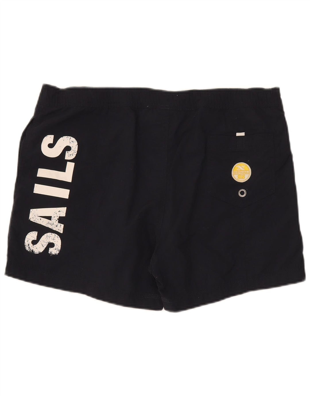 North Sails Herren-Badeshorts mit Grafik, groß, marineblau, Polyamid