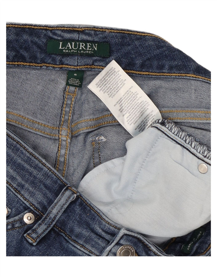 Ralph Lauren Damen Slim Jeans US 6 Medium W30 L26 Blaue Baumwolle