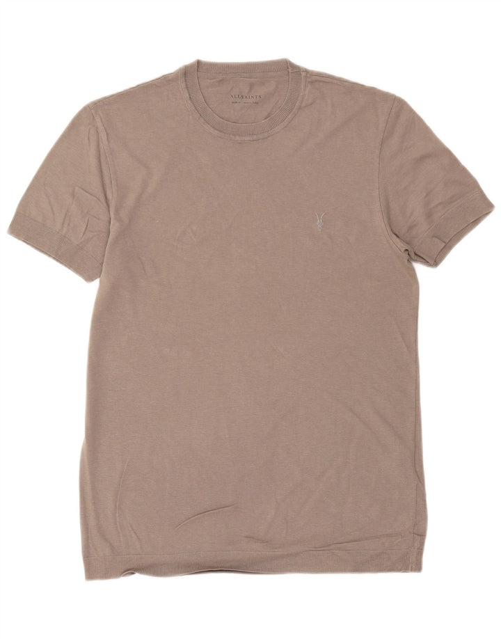 ALL SAINTS Herren T-Shirt Top mittelgraue Baumwolle