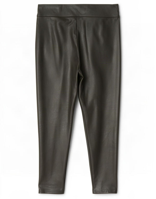 Marks & Spencer Damen Crop Leggings UK 12 Medium W30 L25 Grün