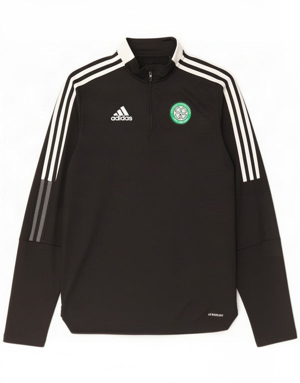 Adidas Boys Graphic Top Long Sleeve 15-16 Years Black