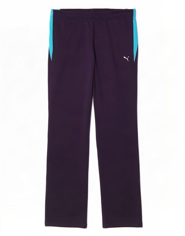 Puma Damen-Trainingshose, UK 14, Größe L, Marineblau, Farbblock