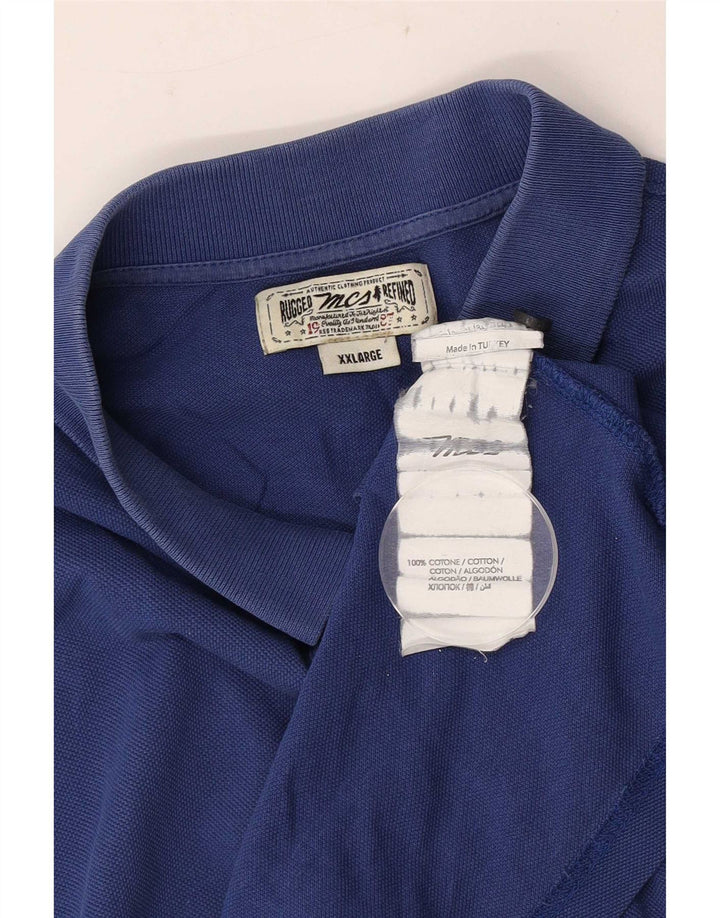Marlboro Classics Herren Poloshirt 2XL Blau Baumwolle