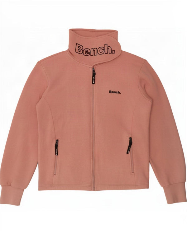 Bench Womens Graphic Trainingsanzug Top Jacke UK 18 XL rosa Baumwolle
