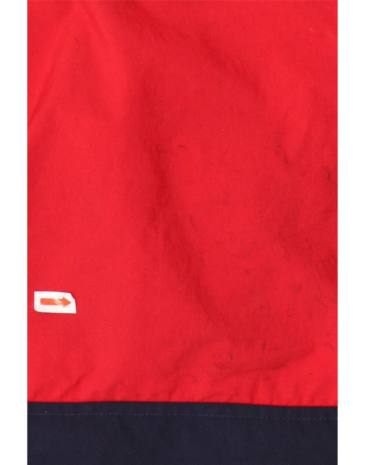 FILA Herren-Windbreaker-Jacke mit Grafik, UK 44 2XL, mehrfarbig, Farbblock