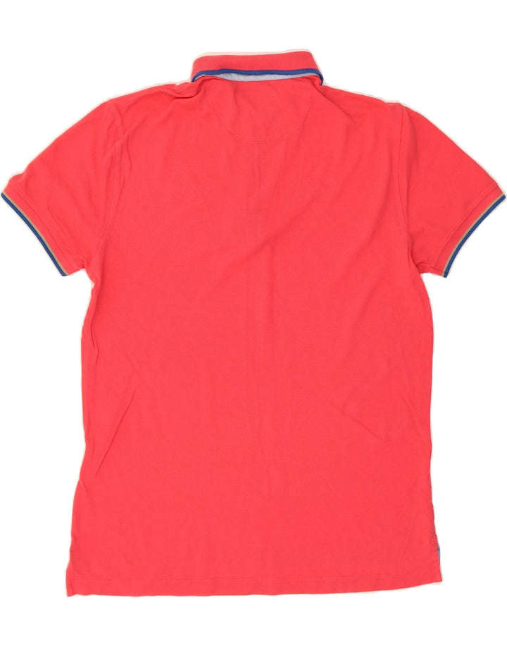 MASSIMO DUTTI Mens Polo Shirt Medium Red Cotton Vintage Massimo Dutti and Second-Hand Massimo Dutti from Messina Hembry 