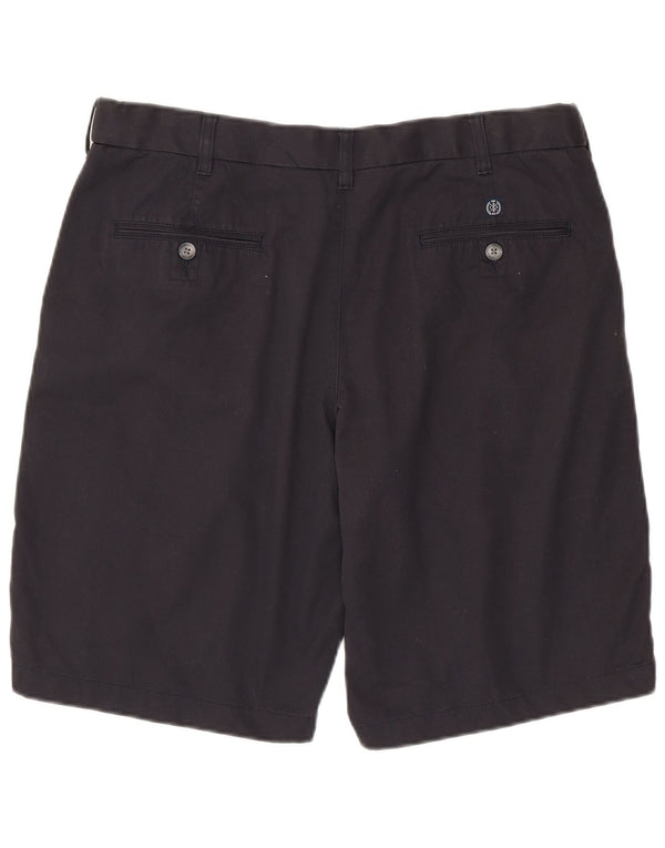 Marks & Spencer Herren-Chinoshorts W36, Größe L, Marineblau, Baumwolle