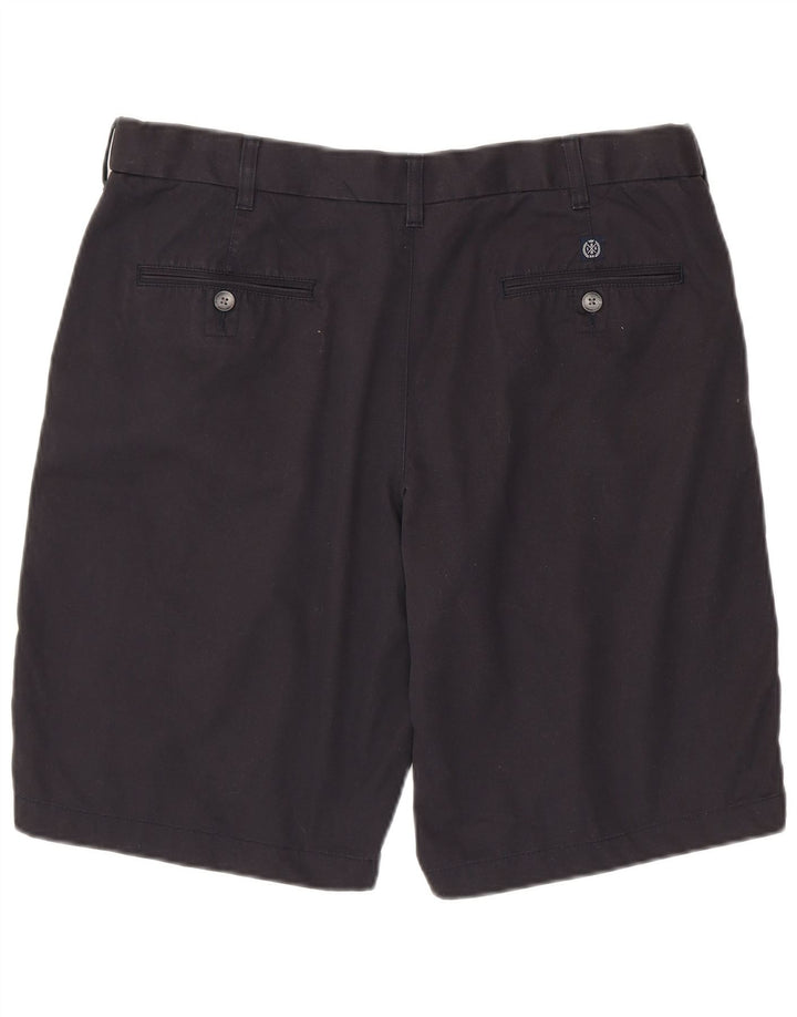 Marks & Spencer Herren-Chinoshorts W36, Größe L, Marineblau, Baumwolle