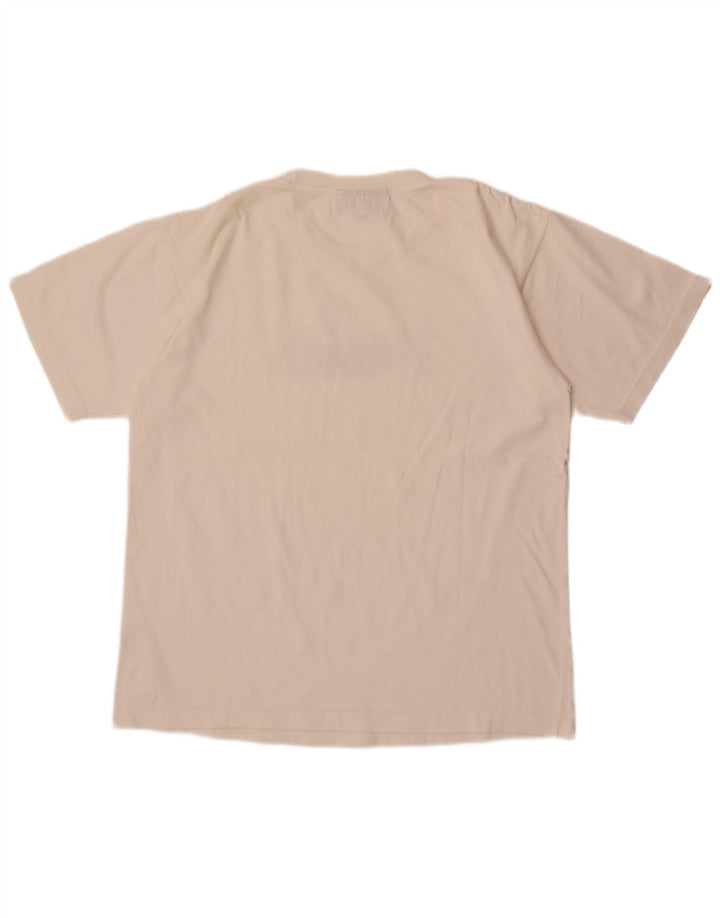 Fila Herren Grafik-T-Shirt-Oberteil Mittelweiß