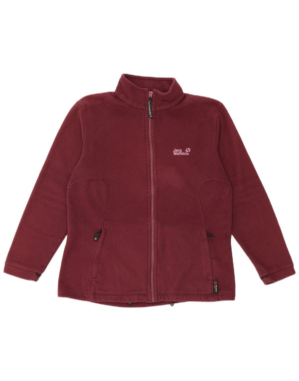 Jack Wolfskin Damen Liner Fleecejacke UK 16 Large Burgund