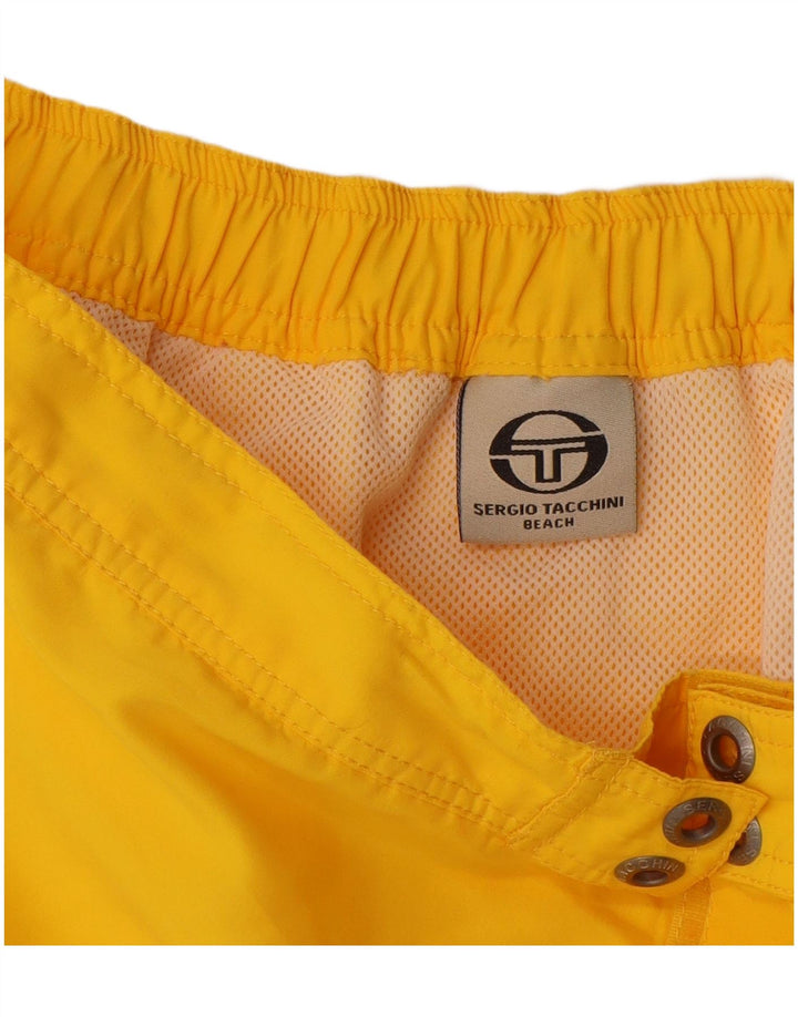 Sergio Tacchini Herren Badeshorts Mittelgelbes Polyester
