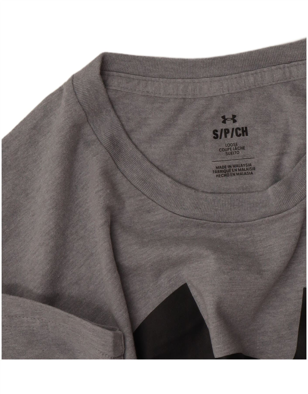 Under Armour Herren-T-Shirt mit Grafik, Größe S, Grau