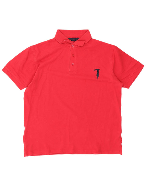 Trussardi Herren Poloshirt Small Rot