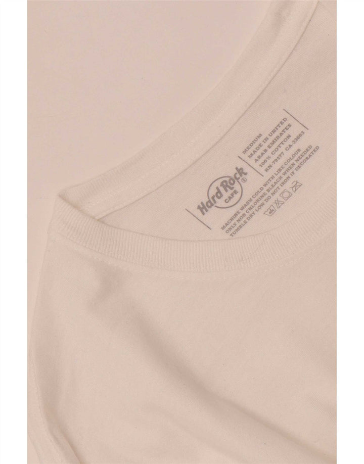 Hard Rock Cafe Herren Dublin Grafik-T-Shirt aus mittelweißer Baumwolle