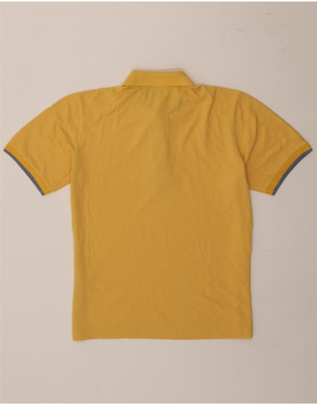Kappa Herren Poloshirt Small Gelb Baumwolle