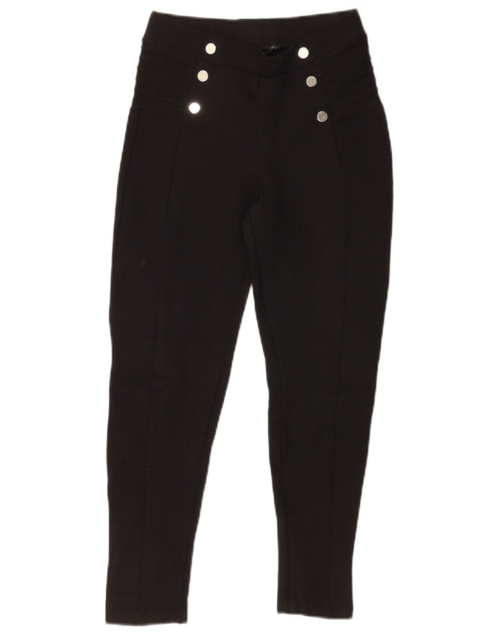 Zara Skinny-Freizeithose für Damen, Größe S, W26, L26, Schwarz