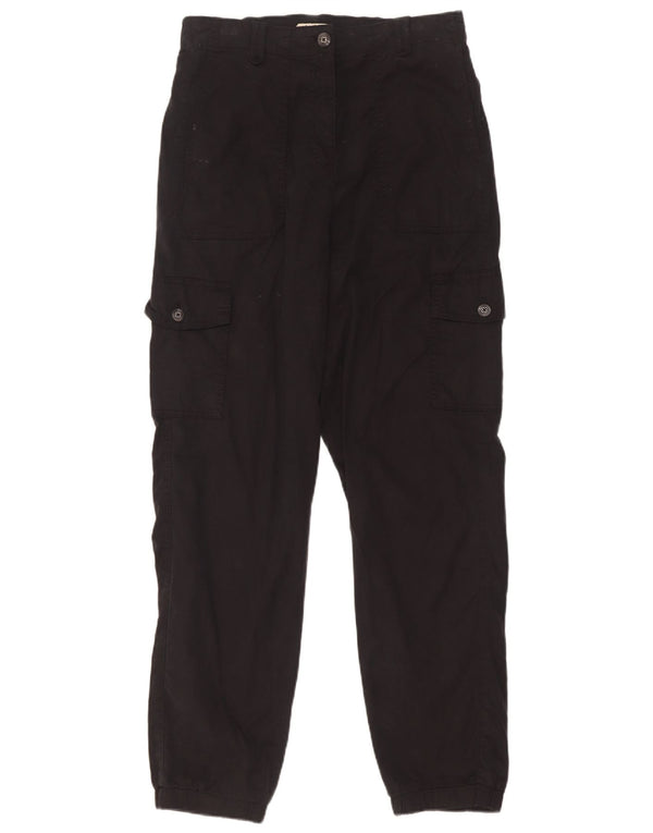 Marks & Spencer Damen Jogger-Cargohose UK 10 Small W28 L30 Schwarz