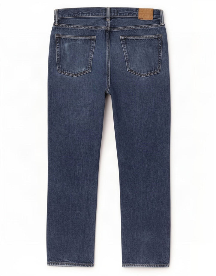 Gap Herren Straight Jeans W32 L30 Blaue Baumwolle