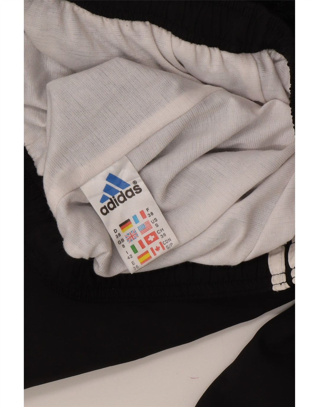 ADIDAS Womens Tracksuit Trousers UK 8 Small  Black Polyester