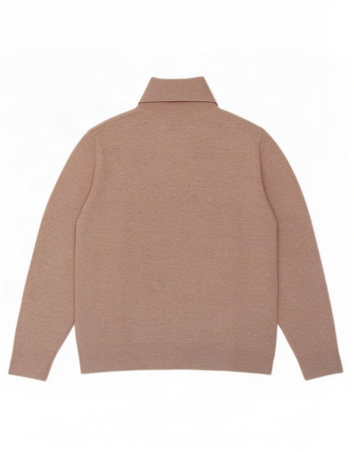 Marks & Spencer Rollkragenpullover für Damen, UK 14, Mittelrosa, Polyester