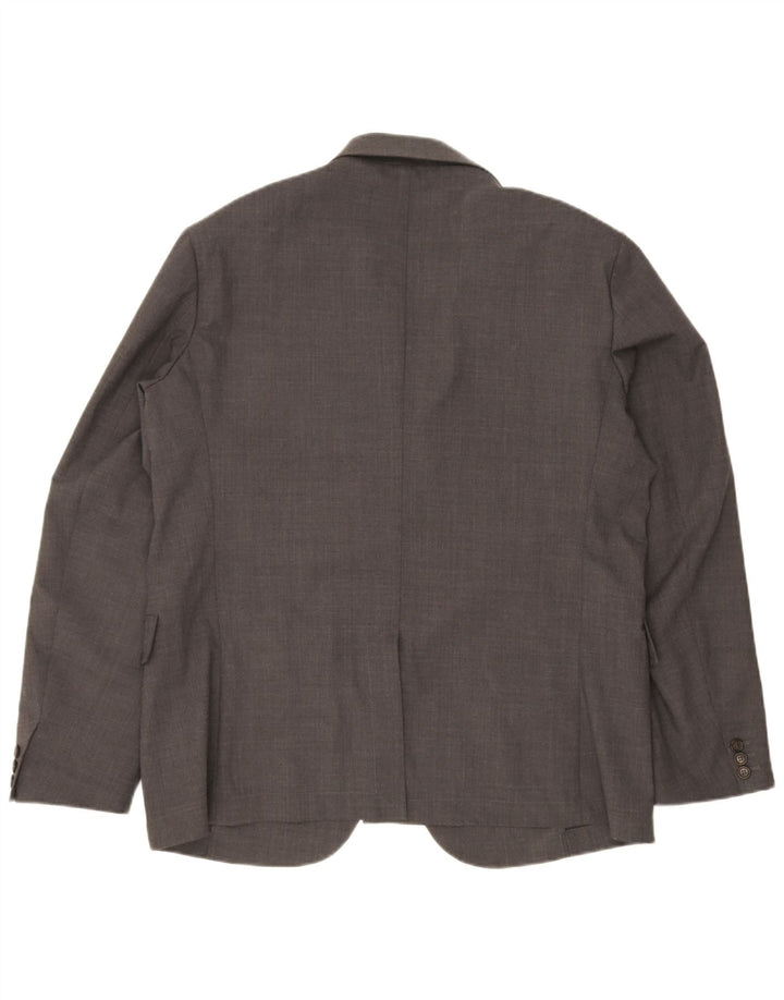 Aspesi Herren-Blazer mit 3 Knöpfen, IT 56, 3XL, Grau, Polyester