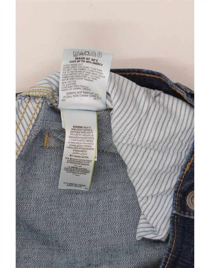 Marks & Spencer Herren-Jeans, reguläre Passform, gerade Passform, W38, L33, Blau, Baumwolle